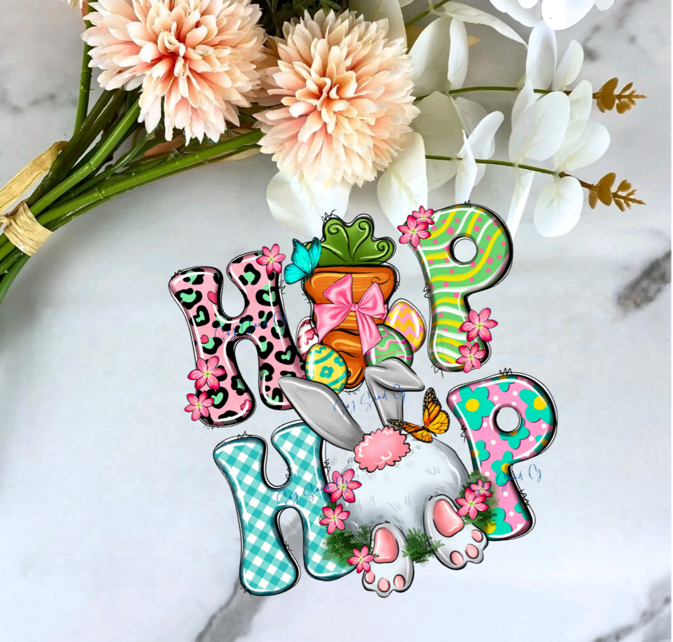 Hip Hop Bunny - UVDTF Decal for cups/hard surface sticker