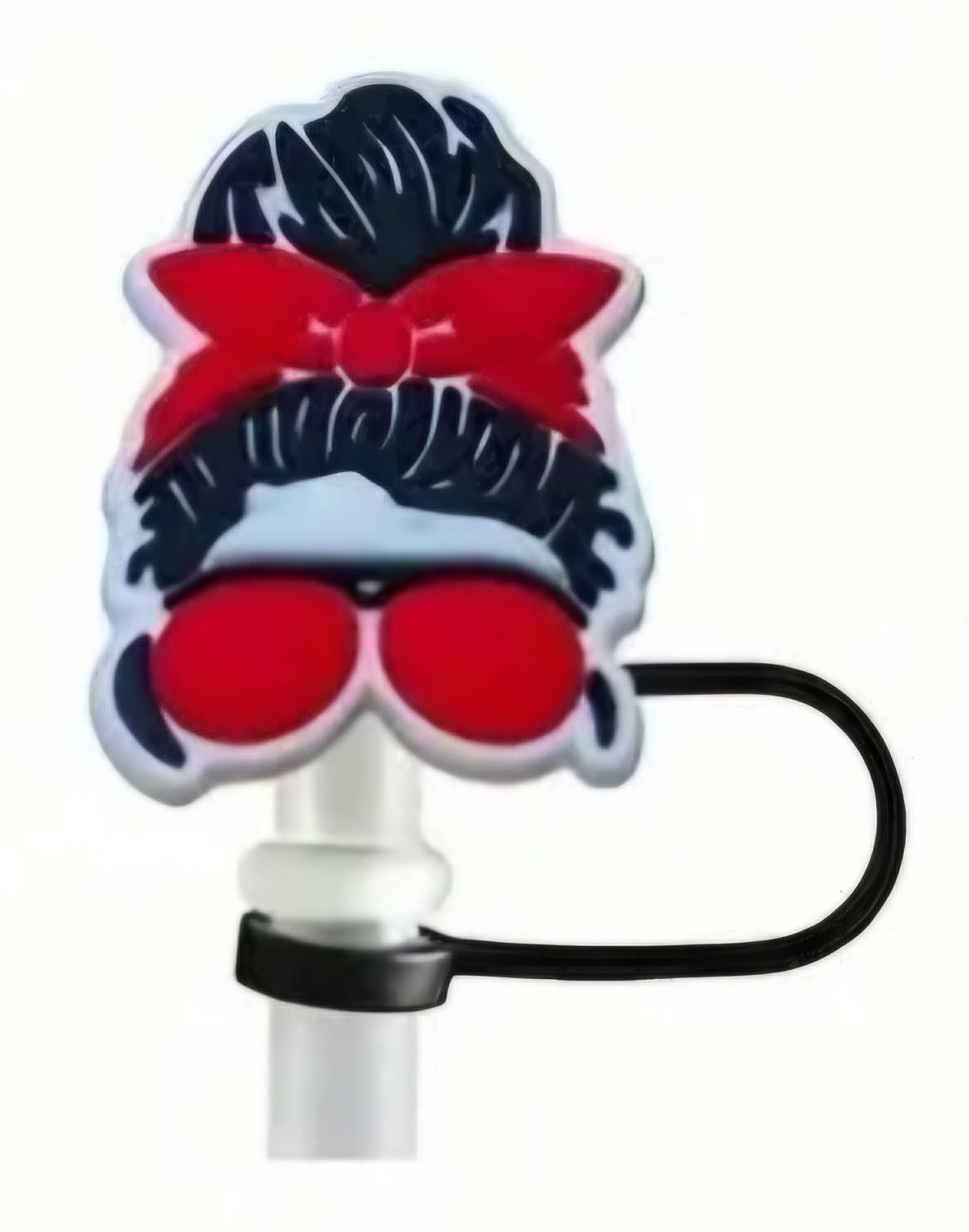 Messy Bun - Straw Topper