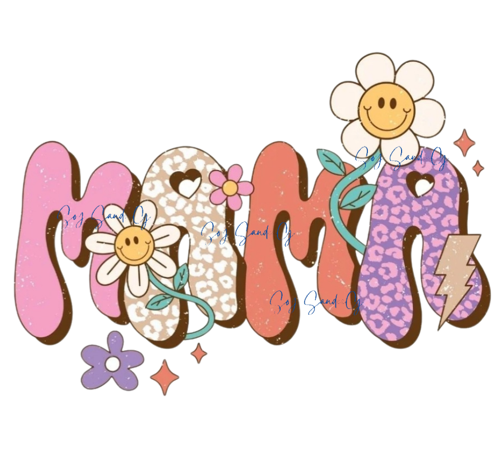 Mama Pastels - UVDTF Decal for cups/hard surfaces sticker