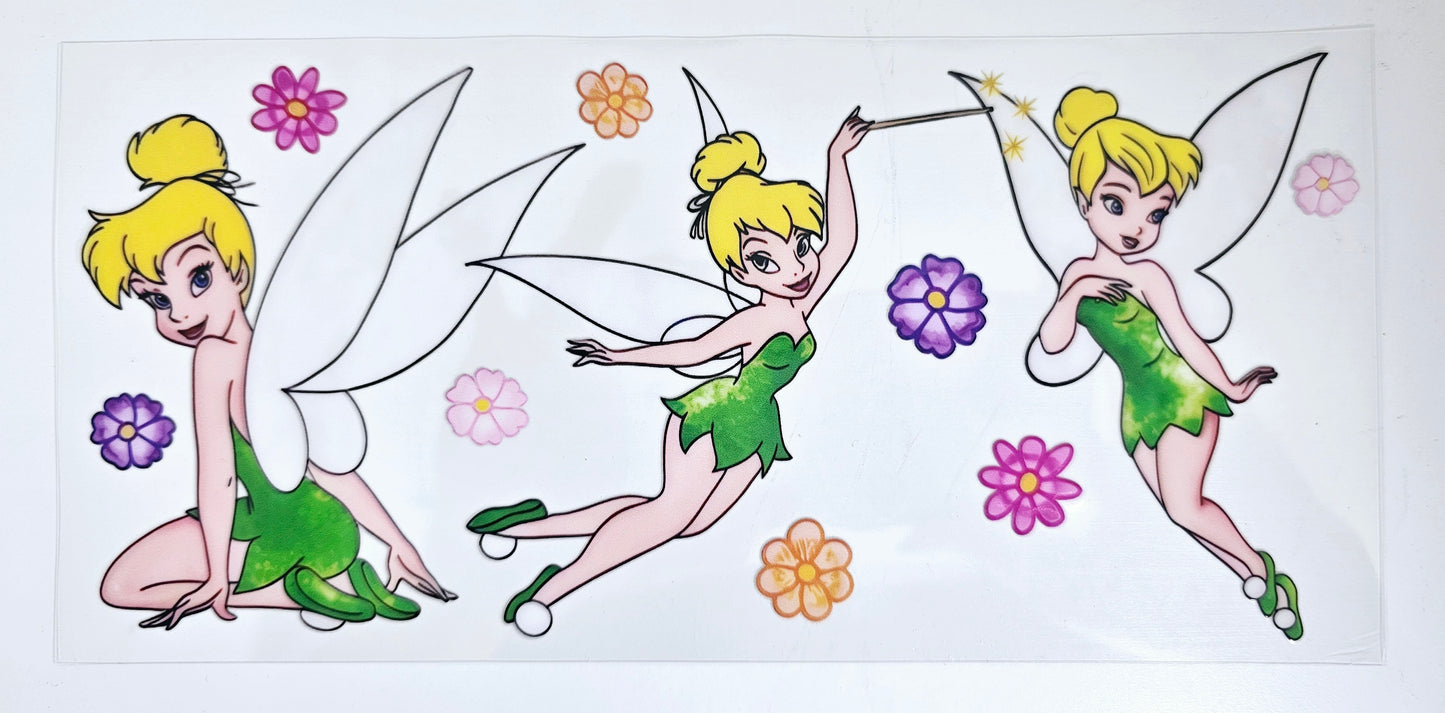 3 Tinkerbells - UVDTF wrap for cups/hard surfaces sticker