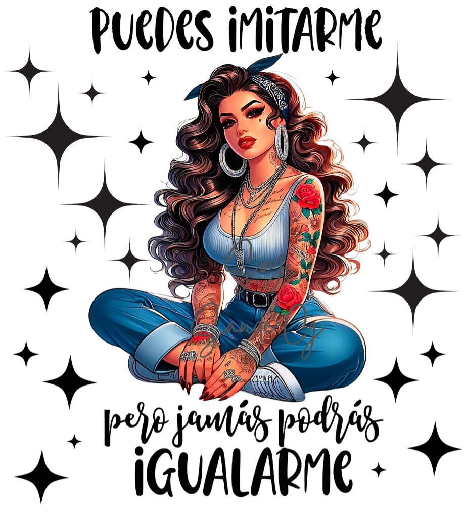 Puedes Imitarme (You Can Copy Me) - UVDTF Decal for cups/hard surfaces sticker