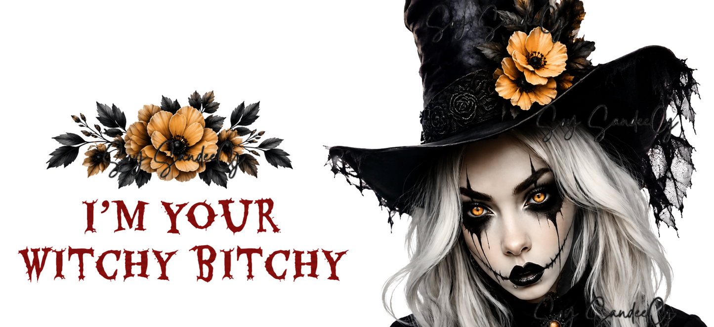I'm Your Witchy Bitchy - UVDTF wrap for cups/hard surfaces sticker