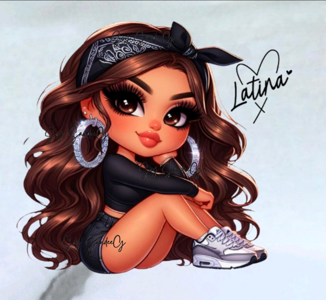 Latina Cutie - UVDTF Decal for cups/hard surfaces sticker