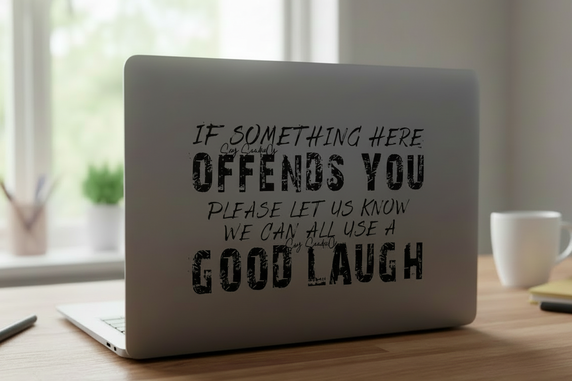 If Something Here Offends You - UVDTF Decal for cups/hard surfaces sticker