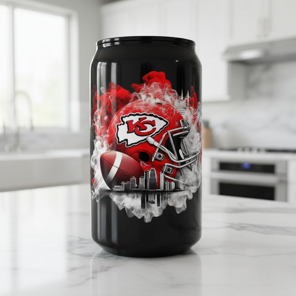 Calcomanía UVDTF para casco de los KC Chiefs