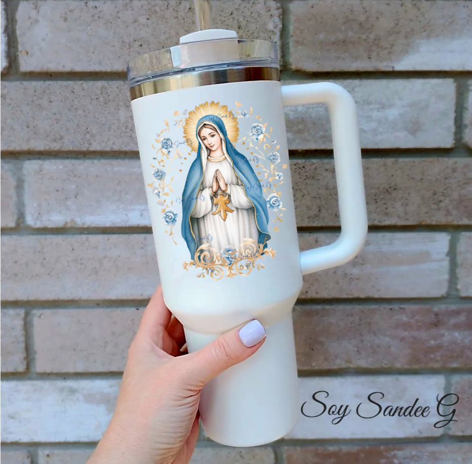 Calcomanía UVDTF de la Virgen María