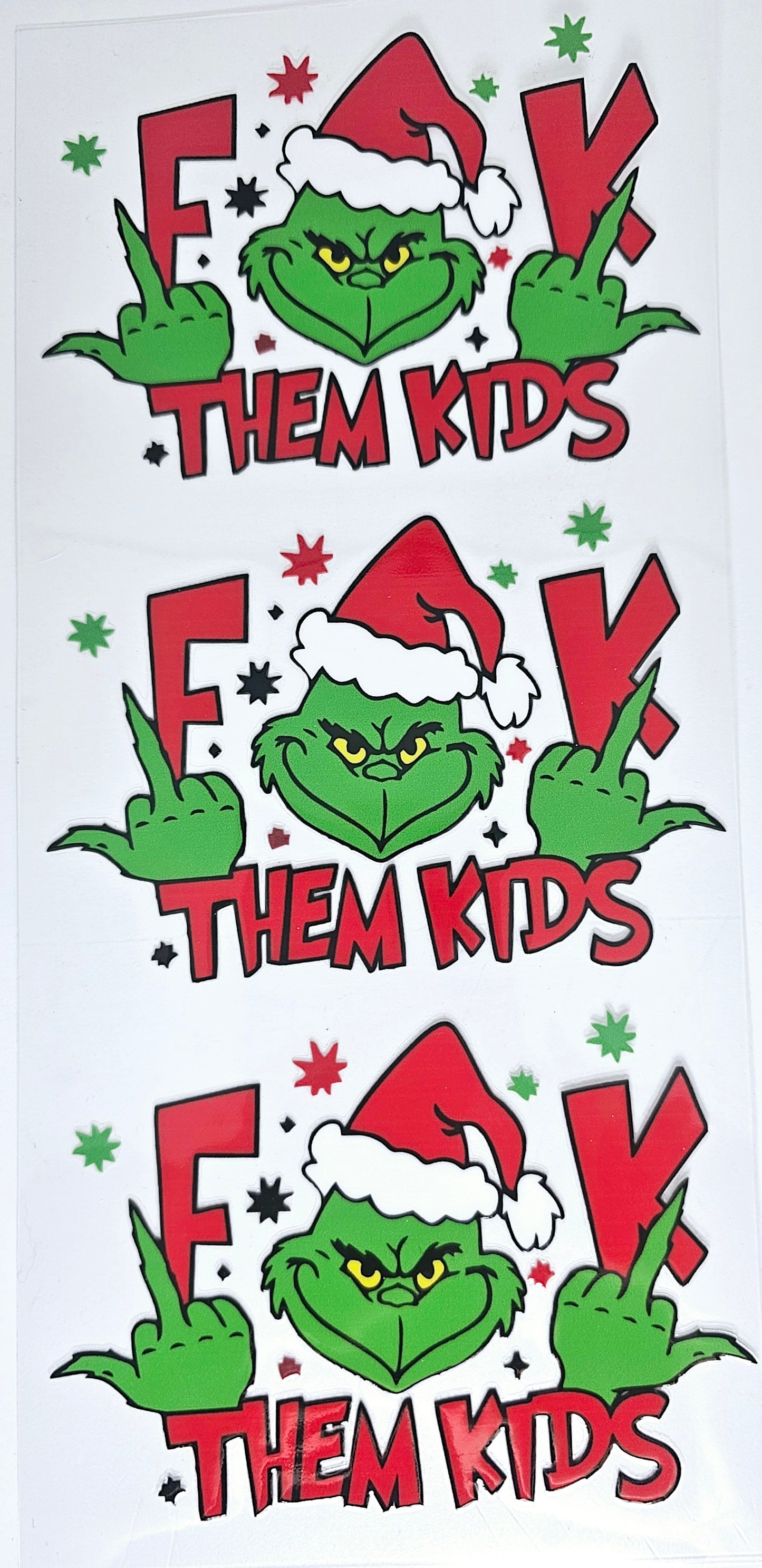 F Them Kids - UVDTF wrap for cups/hard surfaces sticker