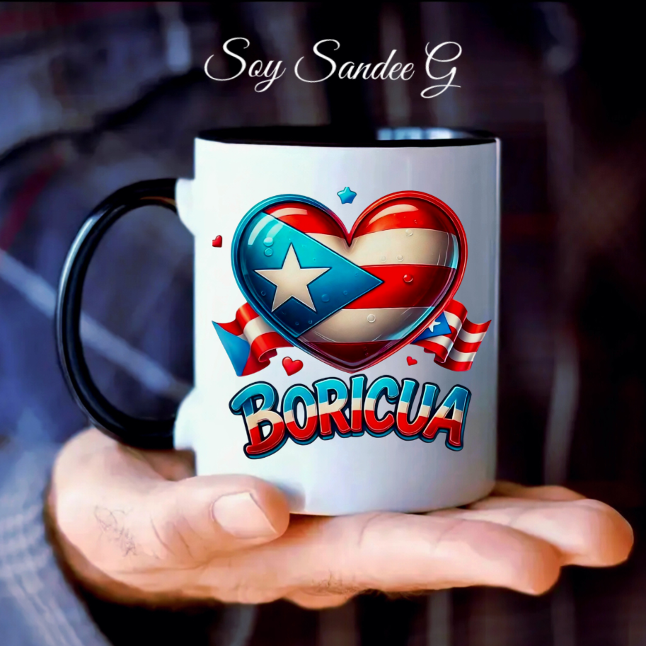 Boricua Heart - UVDTF Decal for cups/hard surfaces sticker