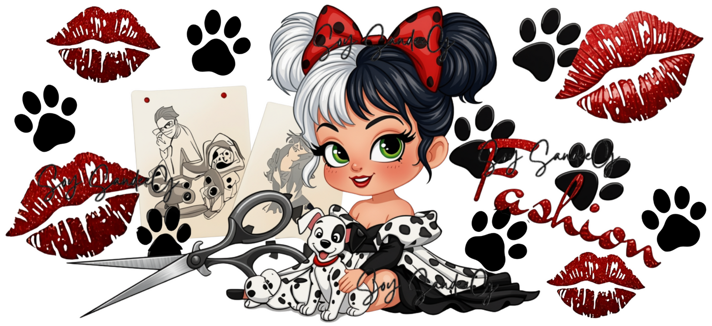 Baby Cruella - UVDTF Wrap for cups/hard surfaces sticker