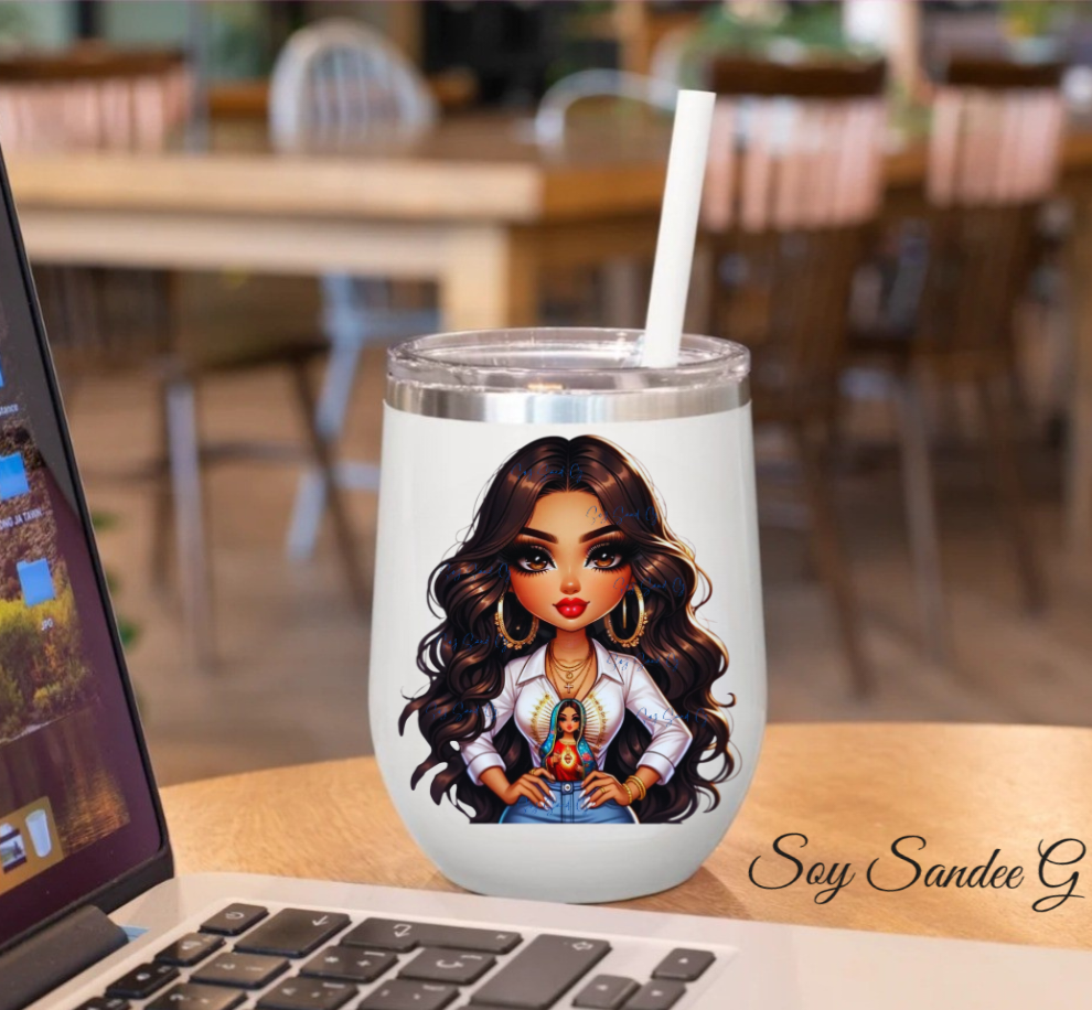 Sexy Religious Latina #2 - UVDTF Decal for cups/hard surfaces sticker