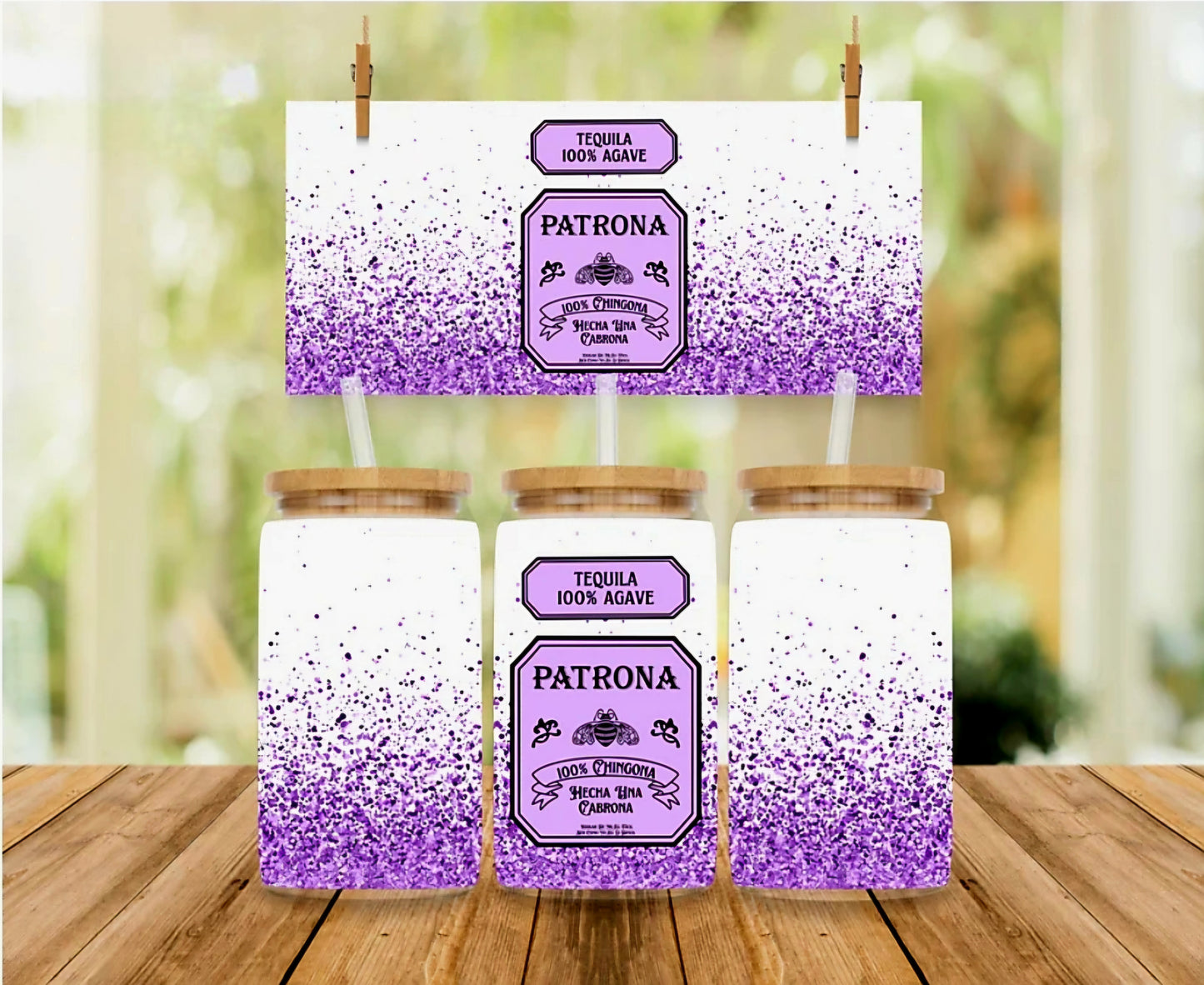 Purple Tequila - UVDTF wrap for cups/hard surfaces sticker