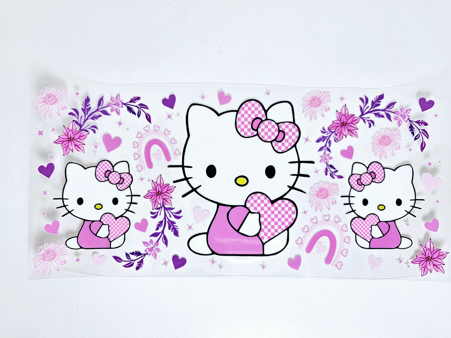 Hello Kitty - UVDTF Wrap for cups/hard surfaces sticker