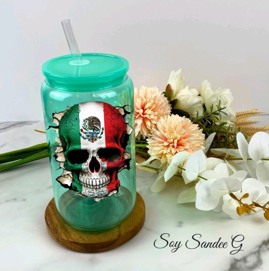 Mexican Skull - UVDTF Decal for cups/hard surfaces sticker