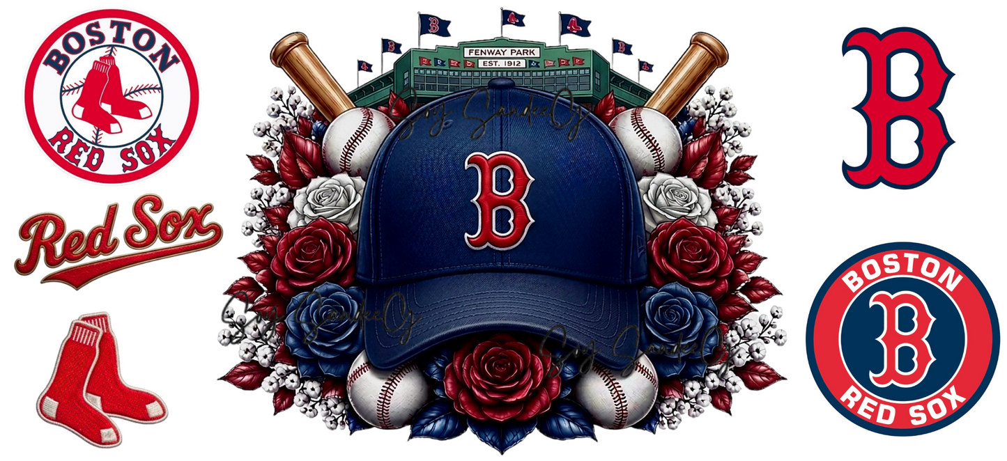 Red Sox - UVDTF Wrap for cups/hard surfaces sticker