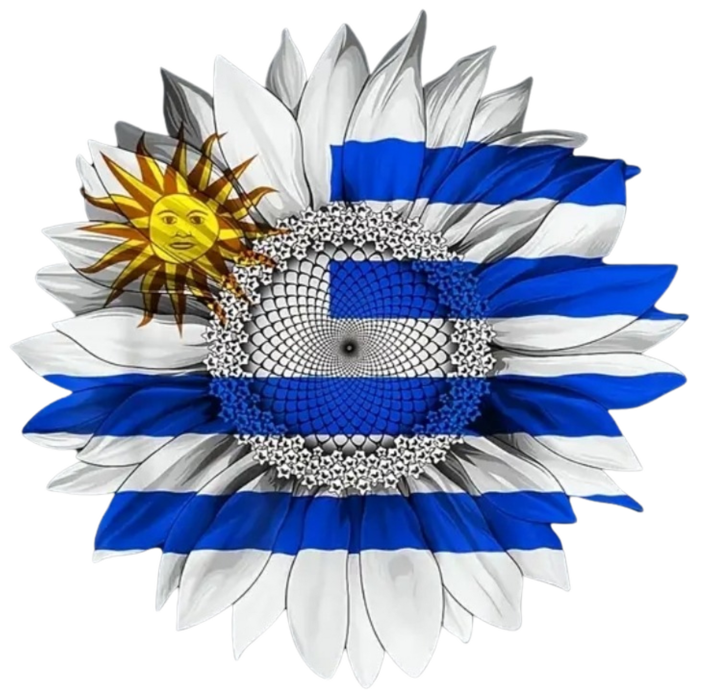 Uruguayan Sun - UVDTF Decal for cups/hard surfaces sticker