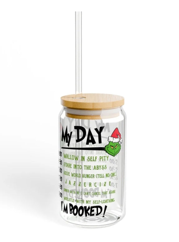 Grinch My Day - UVDTF Wrap for cups/hard surfaces sticker