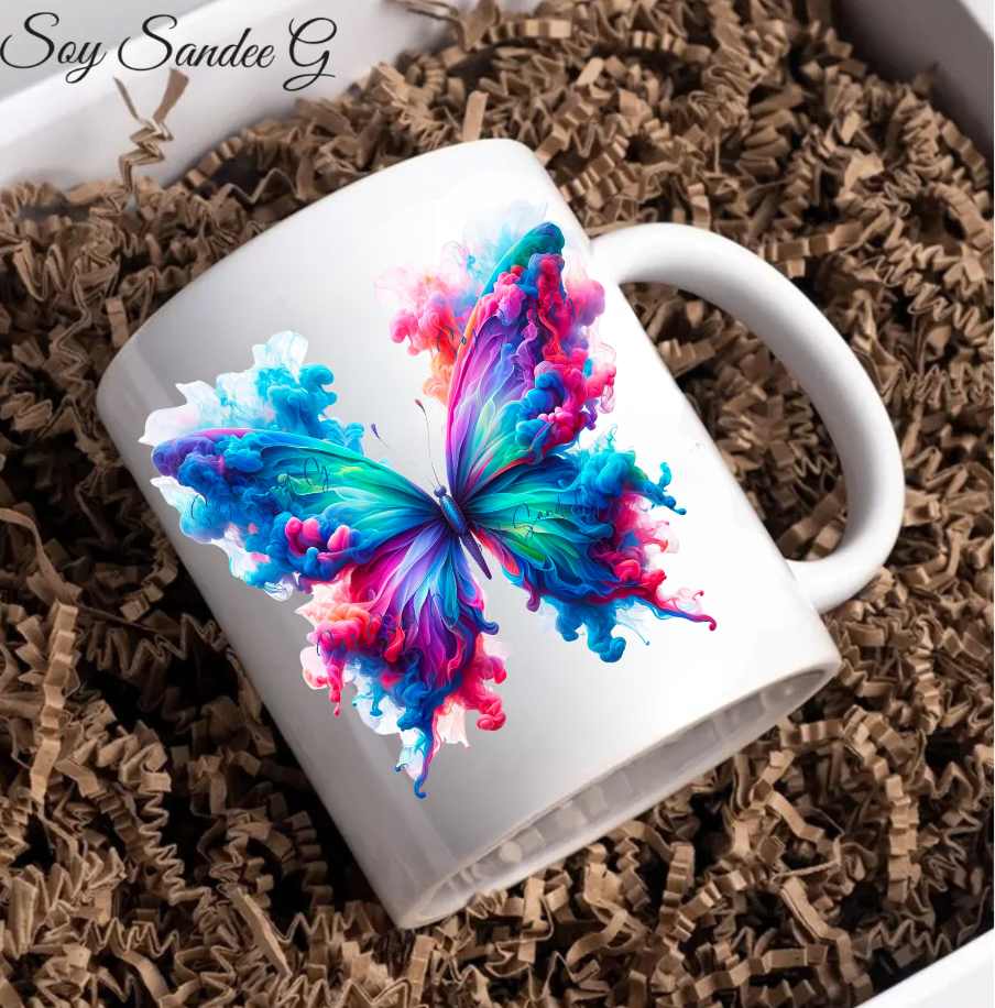 Smoke Butterfly #2 - UVDTF Decal for cups/hard surfaces sticker