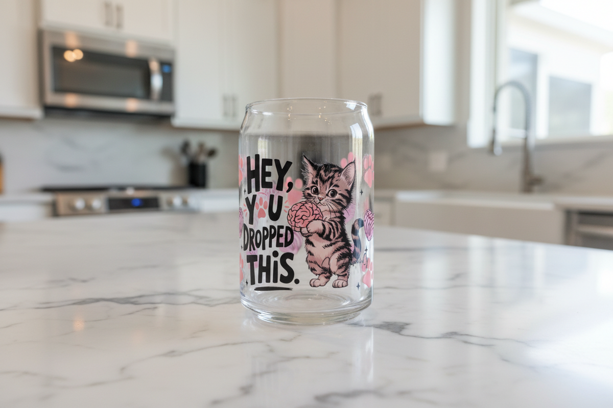 Hey, You Dropped This - UVDTF Wrap for cups/hard surfaces sticker
