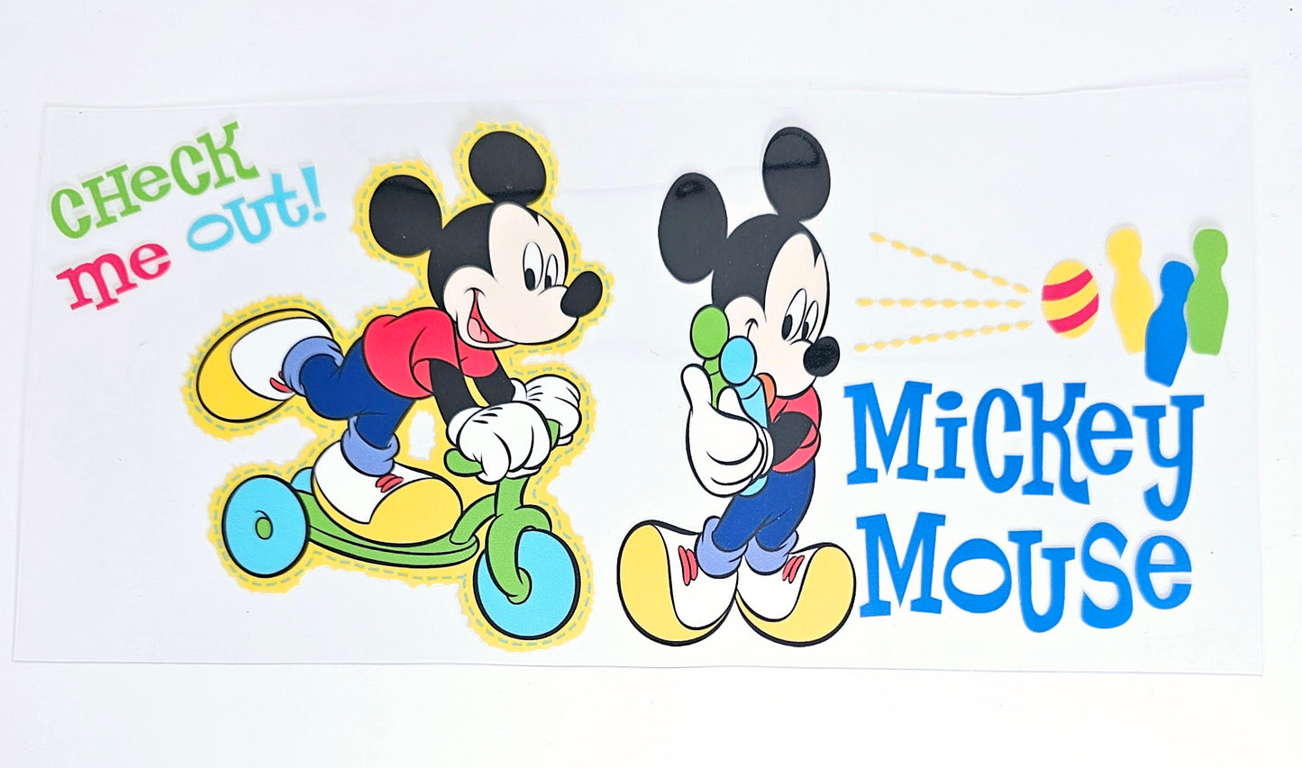 Check Me Out Mickey - UVDTF Wrap for cups/hard surfaces sticker