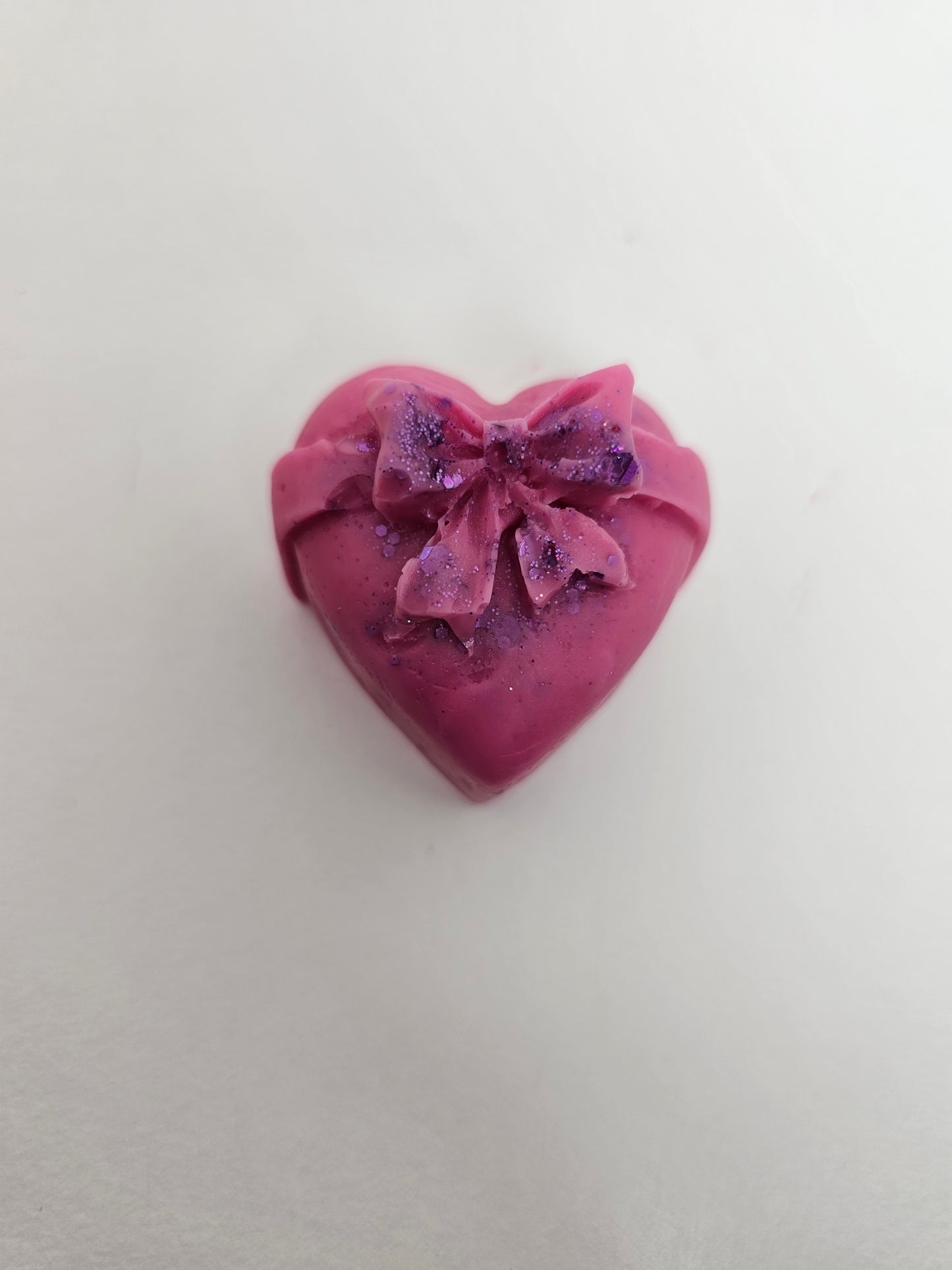 Cera derretida con forma de corazón (tamaño de muestra)