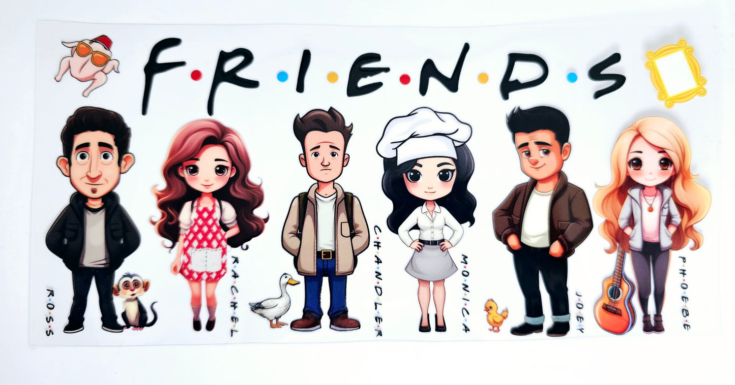 Friends - UVDTF wrap for cups/hard surfaces sticker