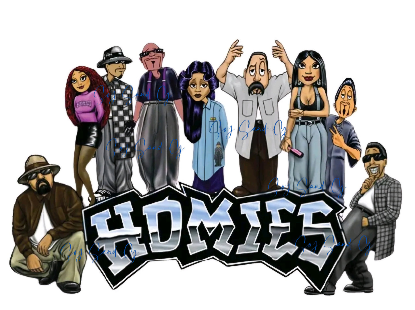 Mini Homies - UVDTF Decal for cups/hard surfaces sticker