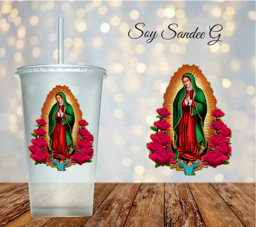 Virgen de Guadalupe - UVDTF Decal for cups/hard surfaces sticker