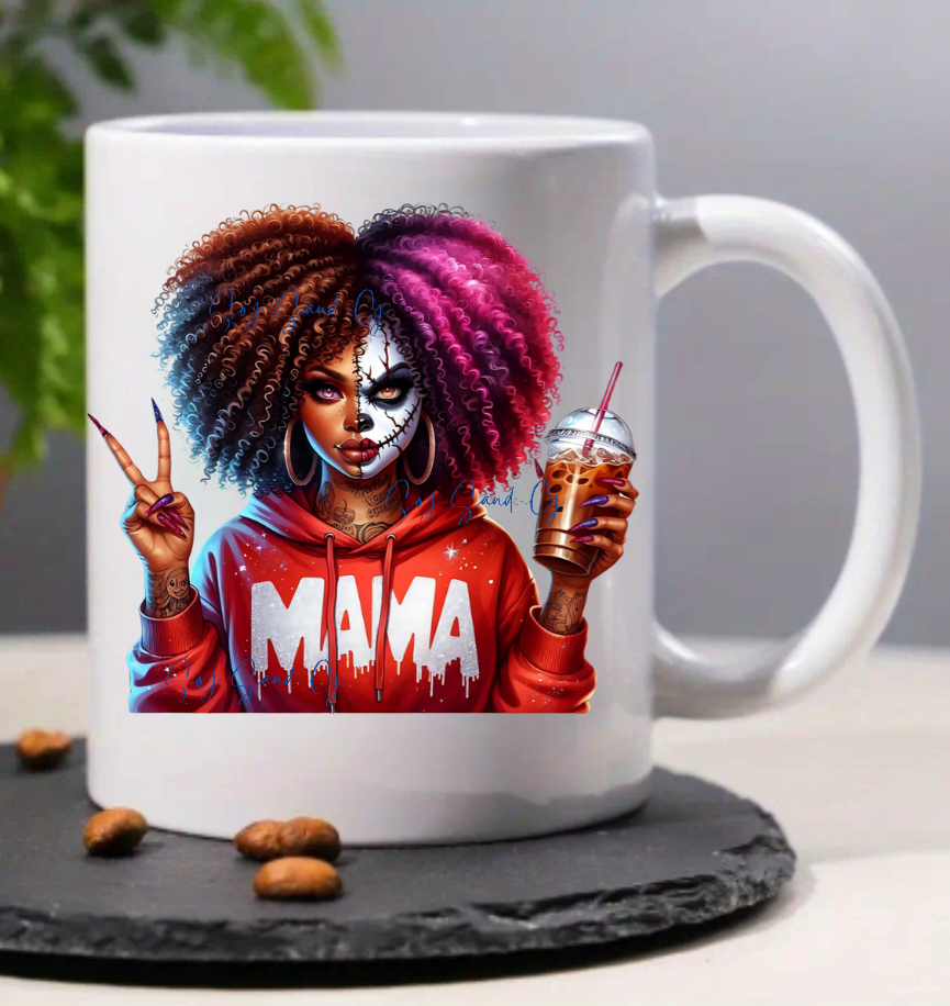 IT Mama Afro - UVDTF Decal for cups/hard surfaces sticker
