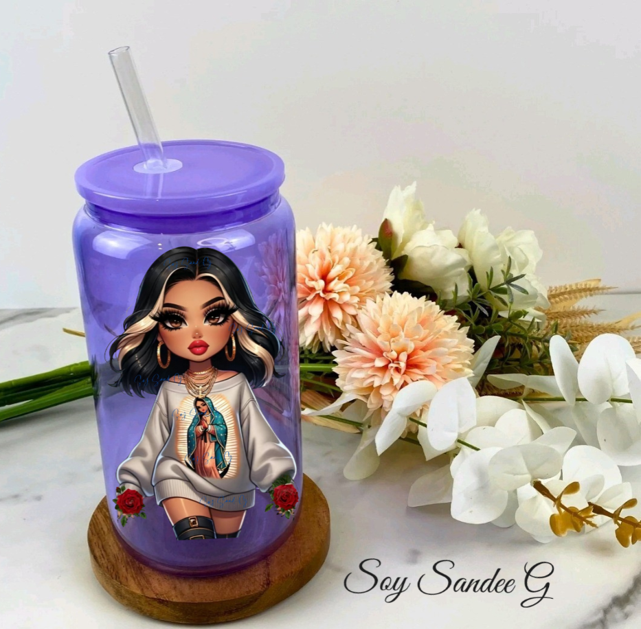 Sexy Religious Latina #1 - UVDTF Decal for cups/hard surfaces sticker