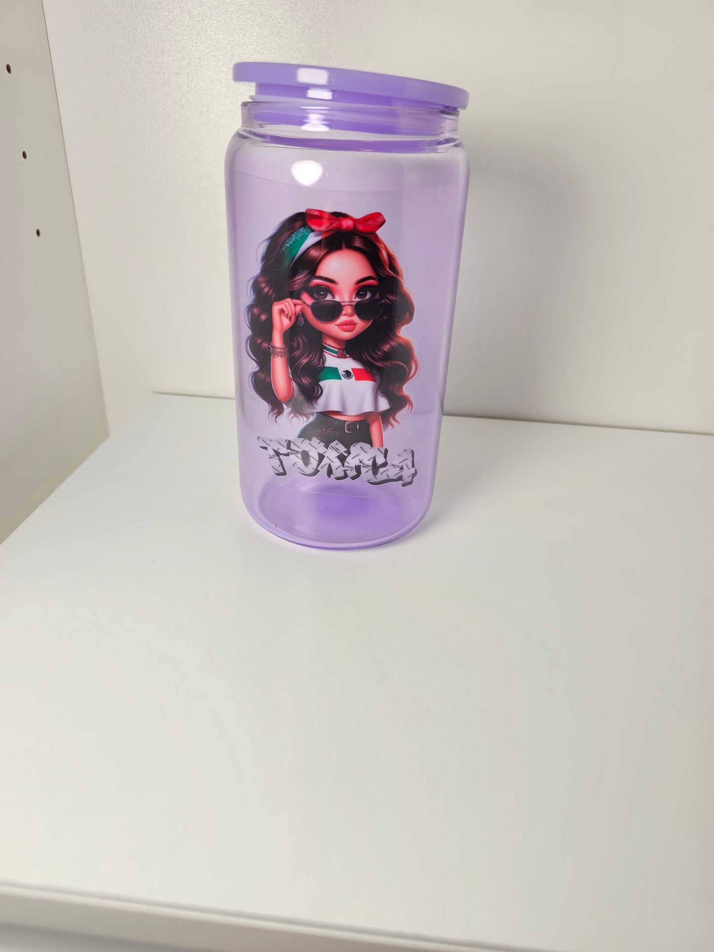 La Mexicana Tóxica Bandana - UVDTF Decal for cups/hard surfaces sticker