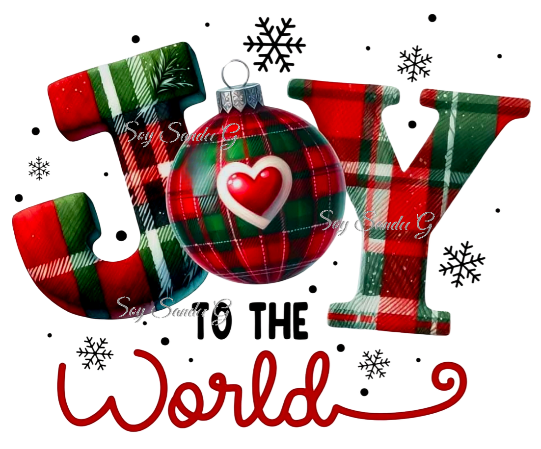 Joy to the World - UVDTF Decal for cups/hard surfaces sticker
