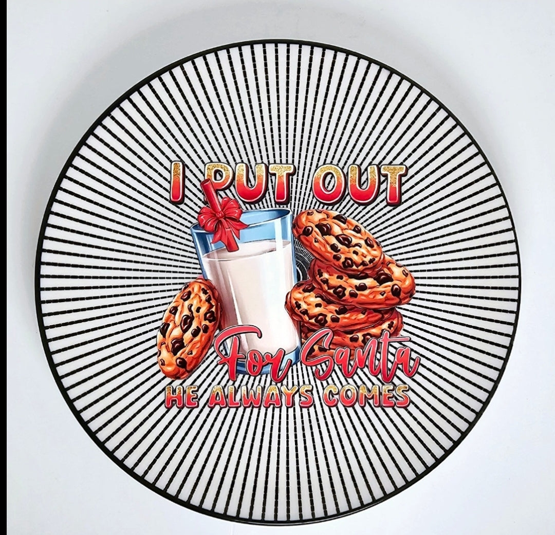 I Put Out For Santa - Dessert Plate