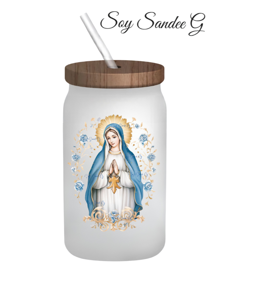 Calcomanía UVDTF de la Virgen María