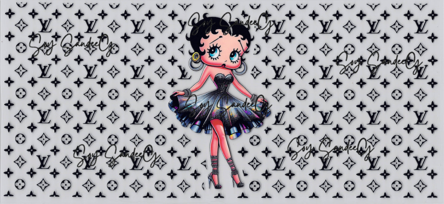 Louis Vuitton Betty - UVDTF Wrap for cups/hard surfaces sticker
