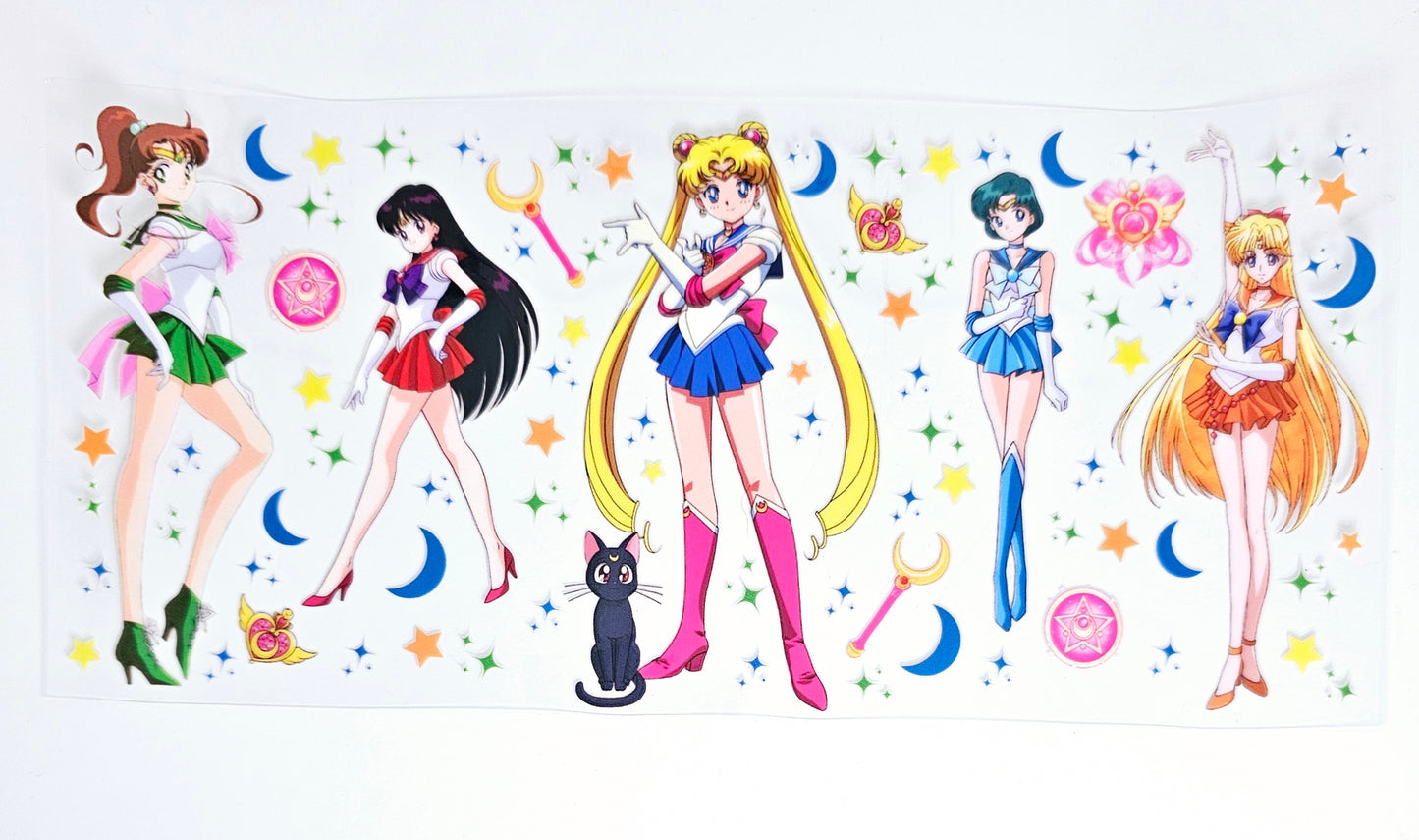 Envoltura UVDTF de Sailor Moon & Friends
