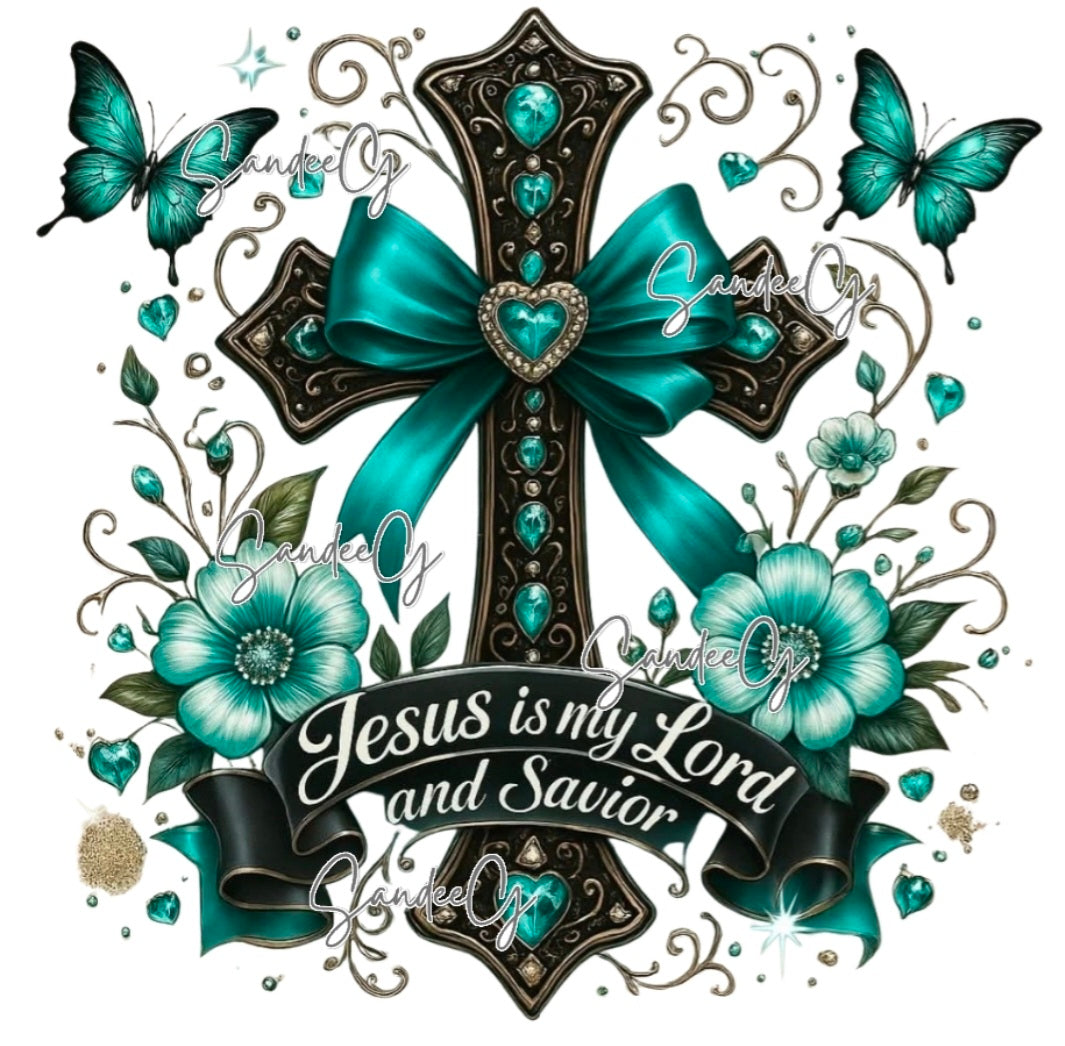 Jesus is my Lord & Savior - UVDTF Decal for cups/hard surfaces sticker