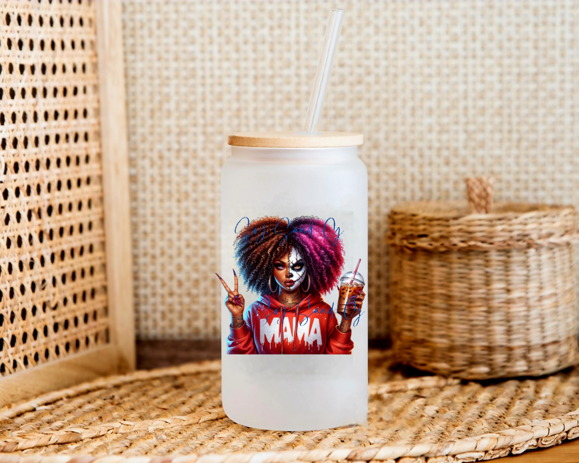 IT Mama Afro - UVDTF Decal for cups/hard surfaces sticker