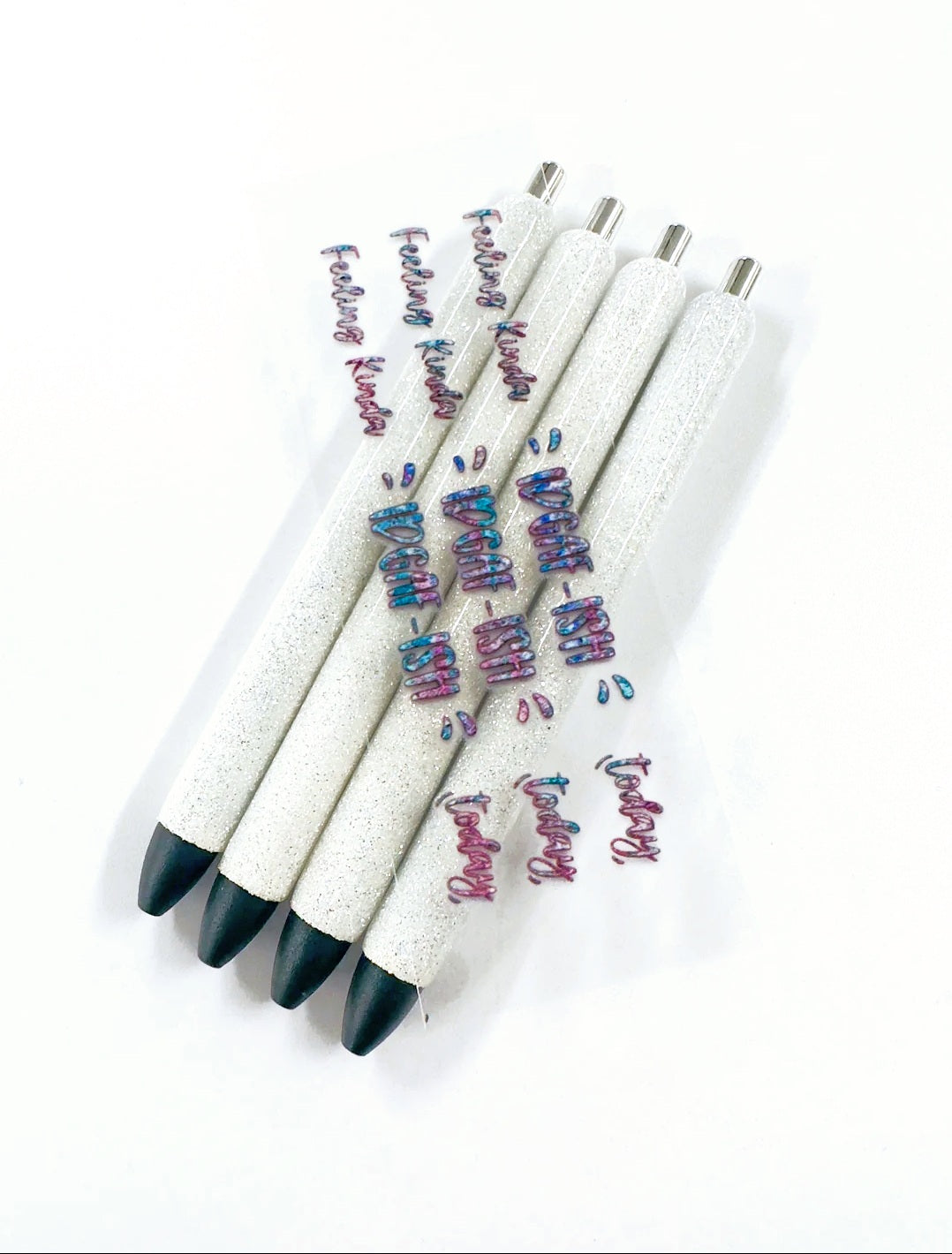 Lindos envoltorios para bolígrafos UVDTF