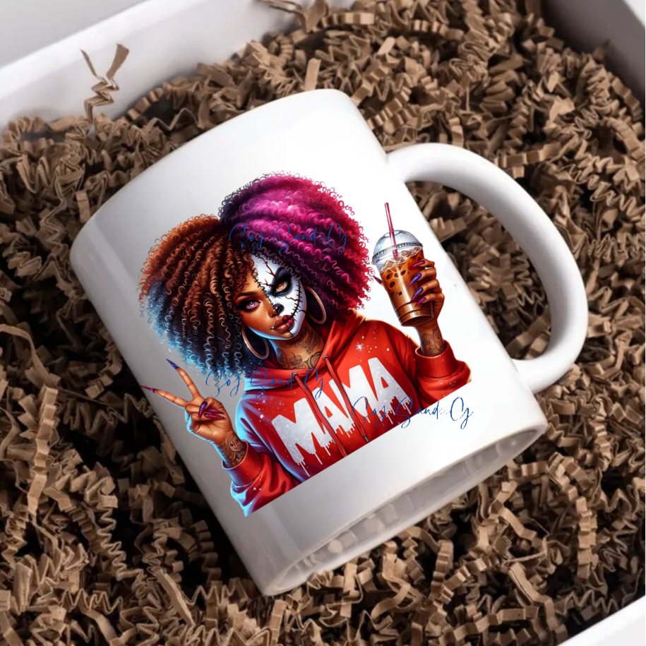 IT Mama Afro - UVDTF Decal for cups/hard surfaces sticker