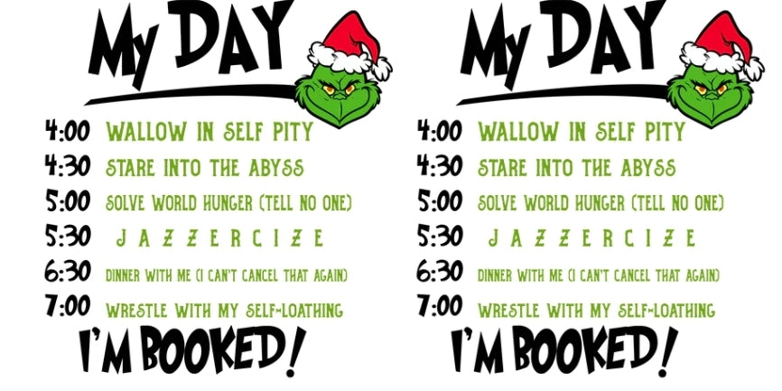 Envoltura UVDTF de Grinch-My Day