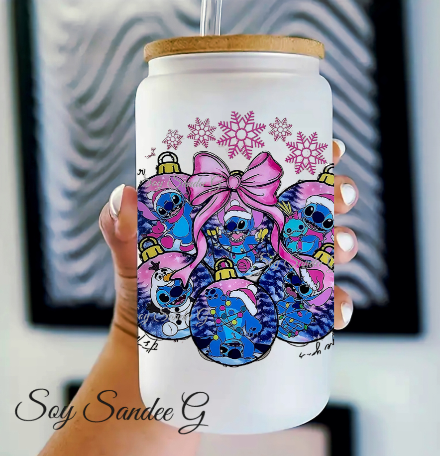 Stitch Ornaments - UVDTF Decal for cups/hard surfaces sticker