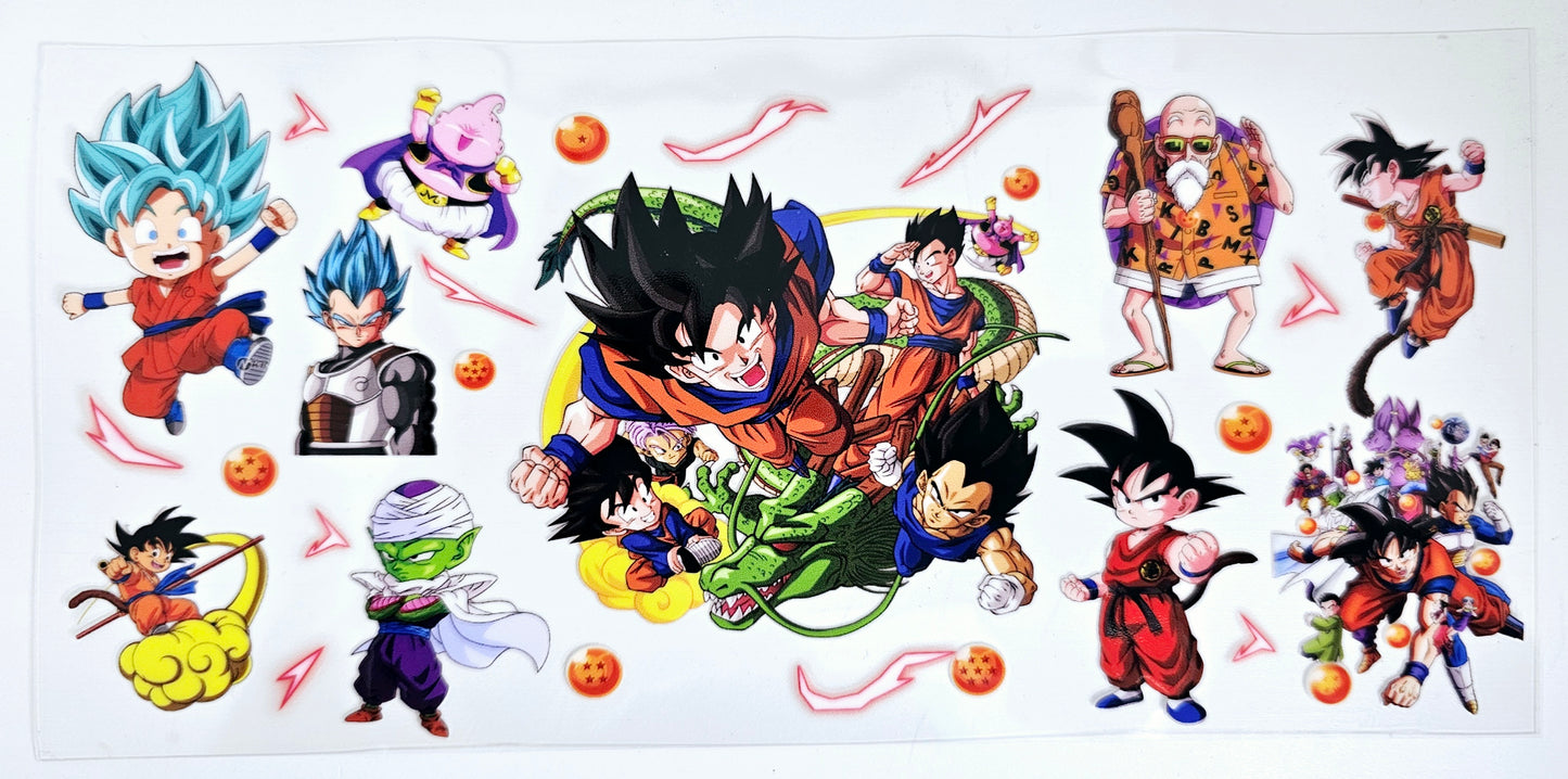 Dragonball & Friends - UVDTF wrap for cups/hard surfaces sticker