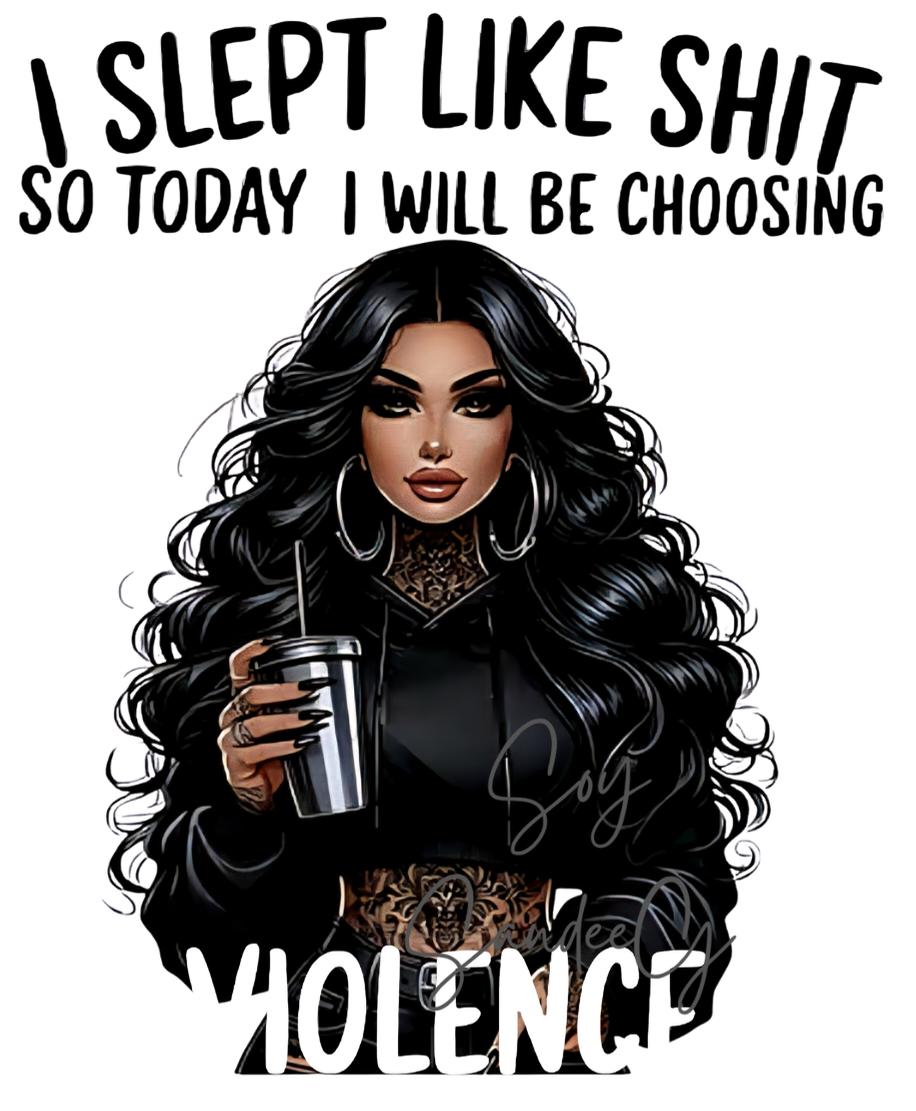 I Slept Like Sh*t - UVDTF Decal for cups/hard surfaces sticker