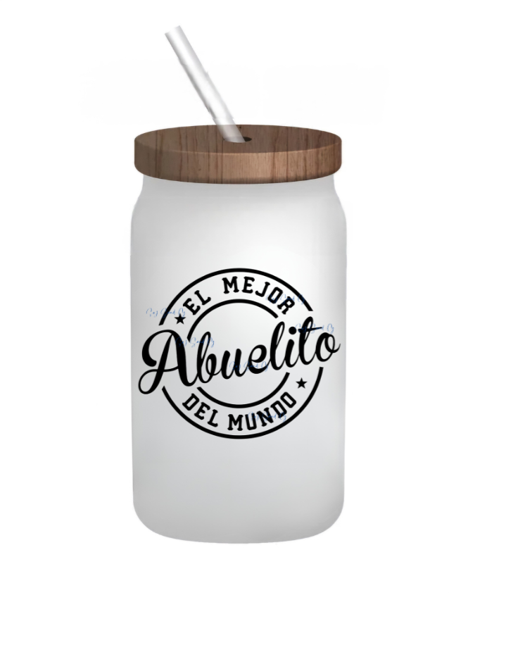El Mejor Abuelito (The Best Grandad) - UVDTF Decal for cup/hard surfaces sticker