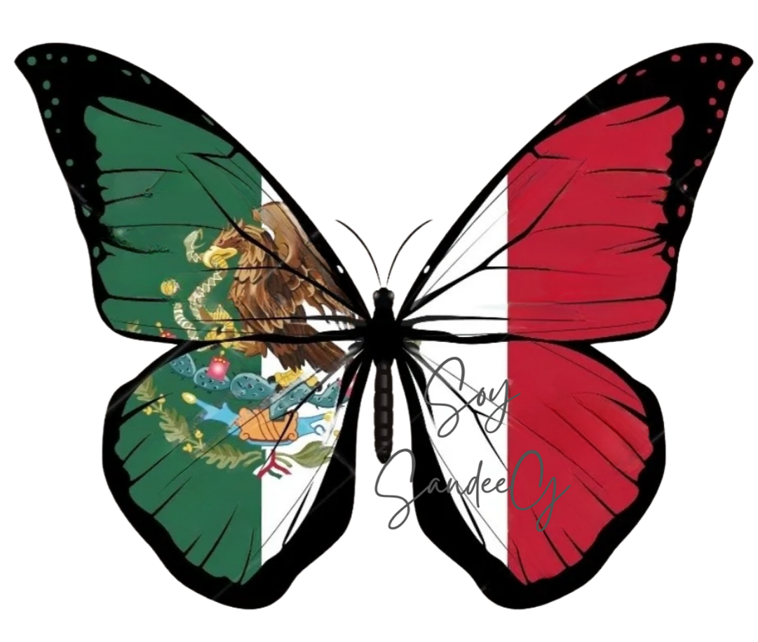 Mexican Butterfly #2 - UVDTF Decal for cups/hard surfaces sticker