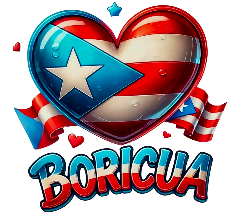 Boricua Heart - UVDTF Decal for cups/hard surfaces sticker