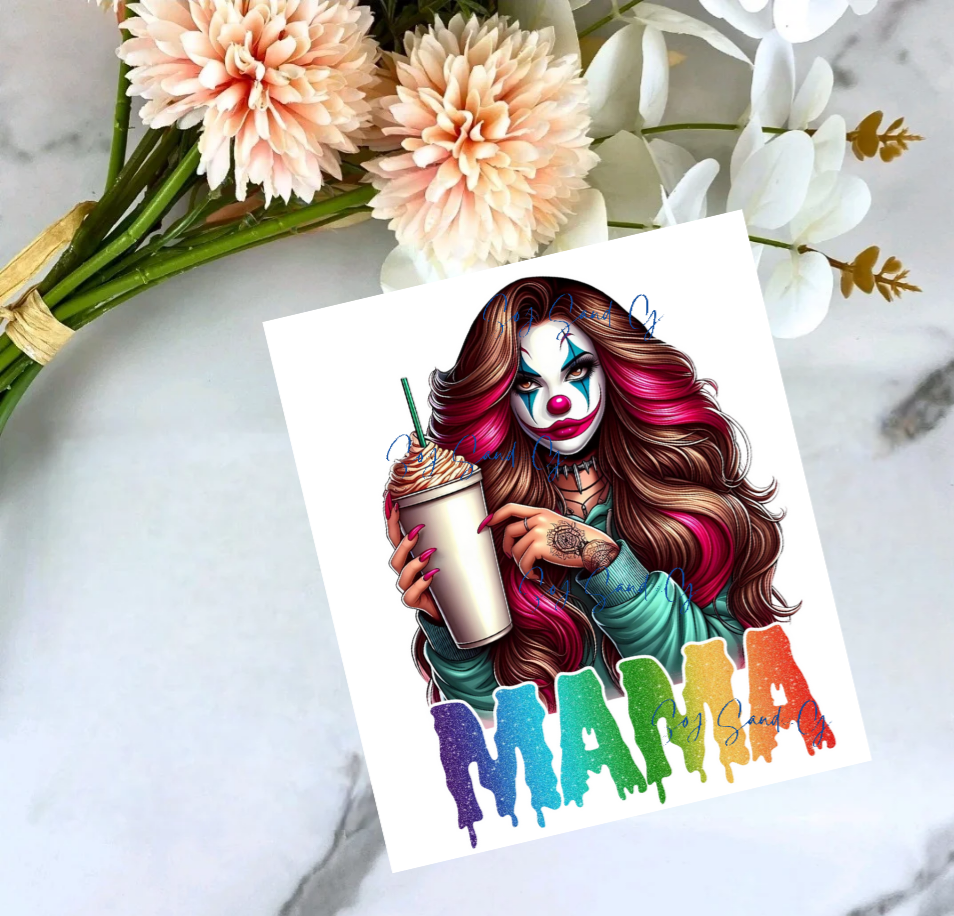 Killer Rainbow Mama - UVDTF Decal for cups/hard surfaces sticker