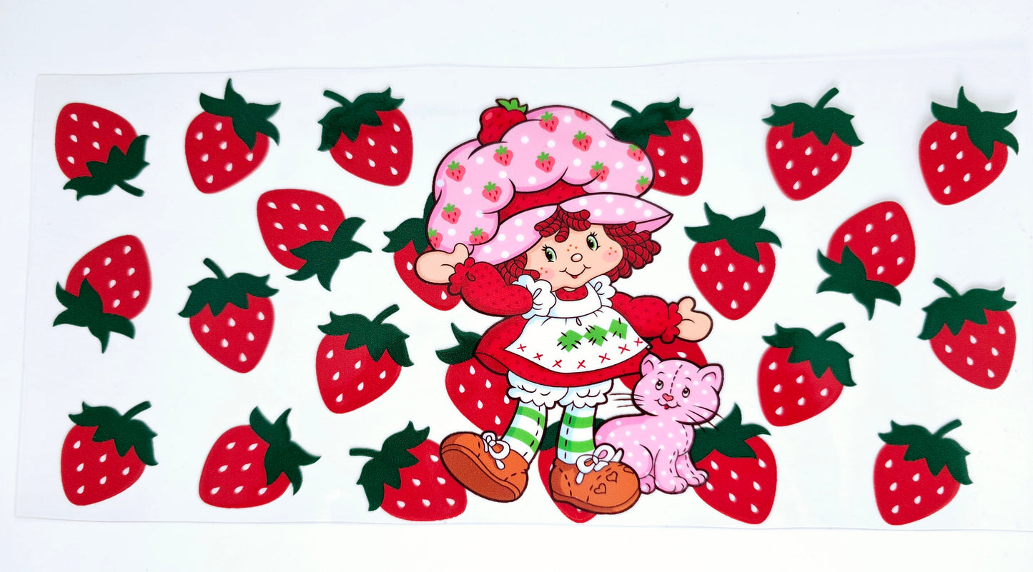 Envoltura UVDTF de Strawberry Shortie