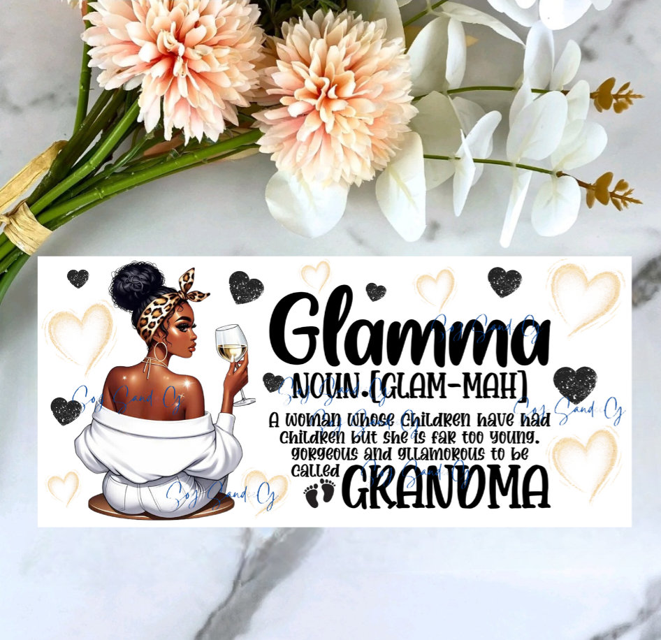Glamma #2 - UVDTF Wrap for cups/hard surfaces sticker
