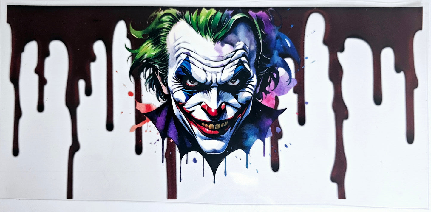 Envoltura UVDTF del verdadero Joker